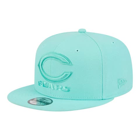 Men's New Era  Turquoise Chicago Bears Colorpack 9FIFTY Snapback Hat