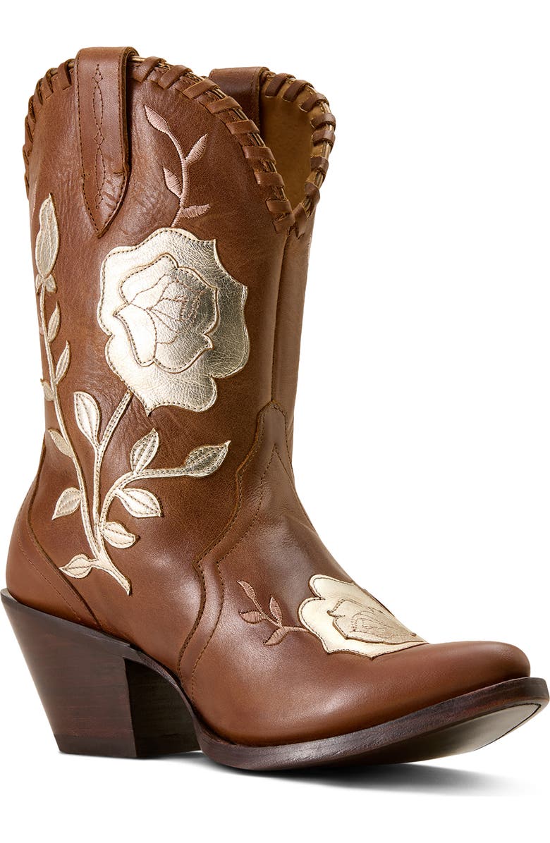 Ariat Arrosa J Toe Western Boot, Main, color, Tan Dusk