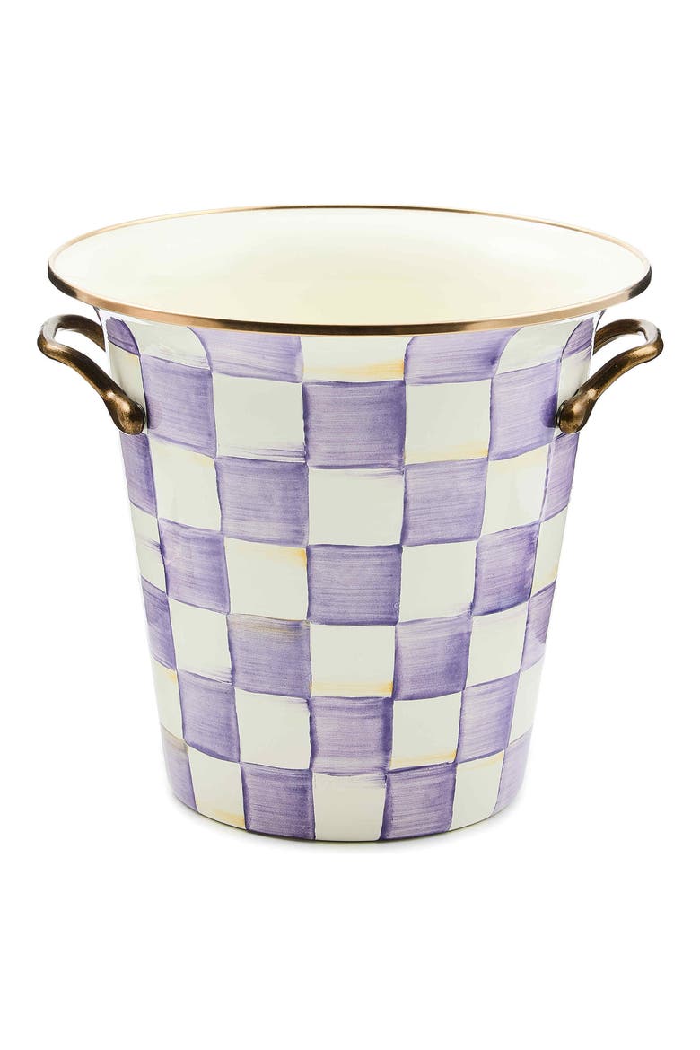 Violet Check Wine Cooler, Main, color, VIOLET