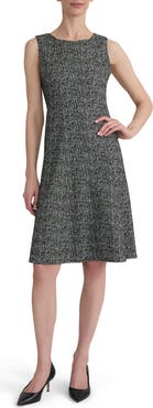 KASPER Multi Seam Fit & Flare Dress