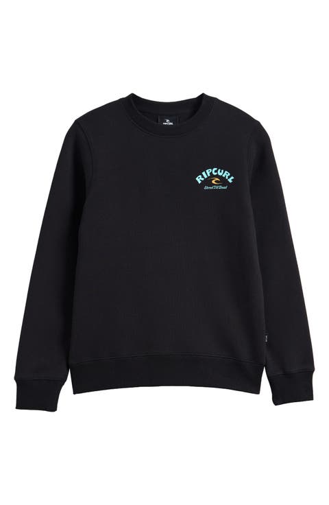 Kids' Shred Cotton Graphic Sweatshirt (Big Kid)