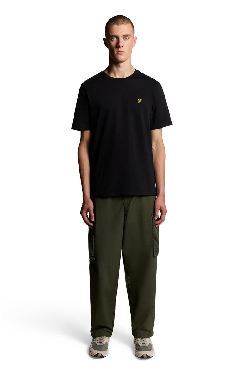 Lyle & Scott Crew Neck Short Sleeve T-Shirt, Main, color, Jet Black