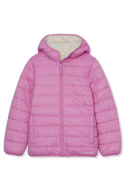 Girls Featherfree Reversible Hooded Jacket