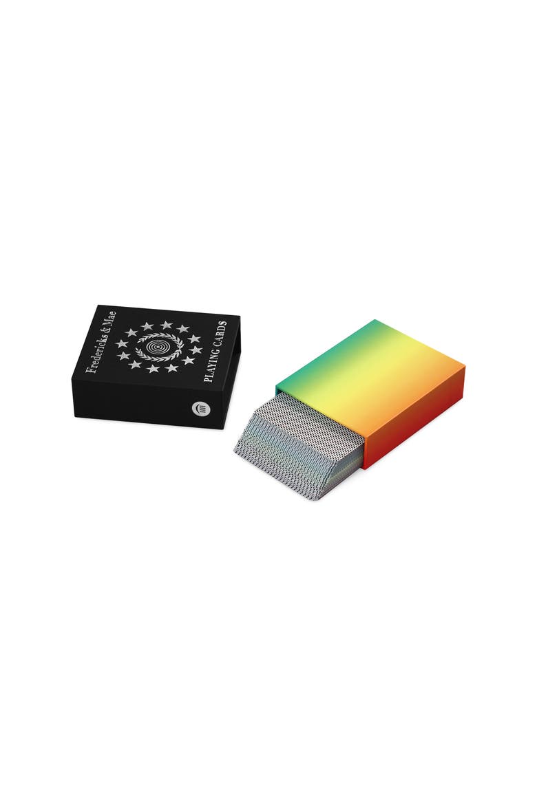 Design Store Rainbow Playing Cards, Alternate, color, NONE
