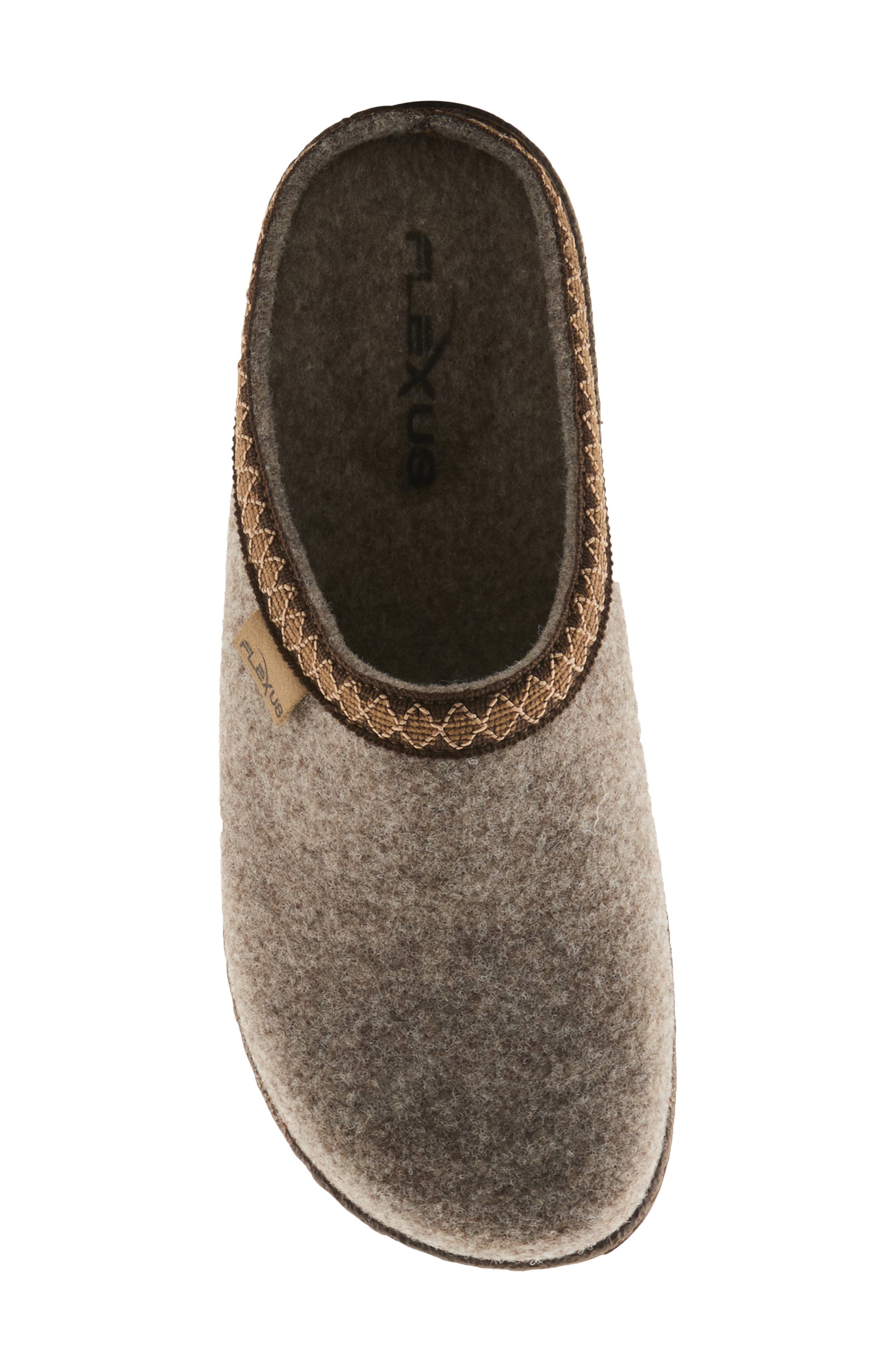 Flexus by Spring Step Snuggee Wool Clog, Alternate, color, Light Brown