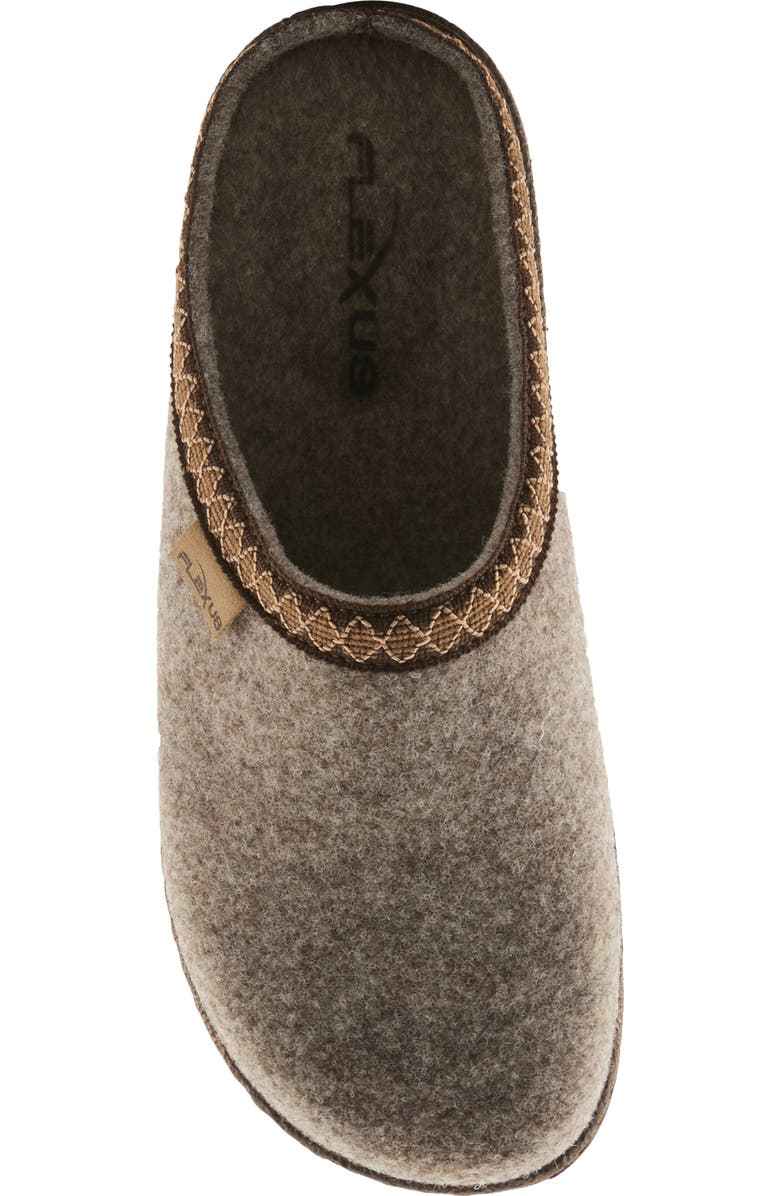 Flexus by Spring Step Snuggee Wool Clog, Alternate, color, Light Brown