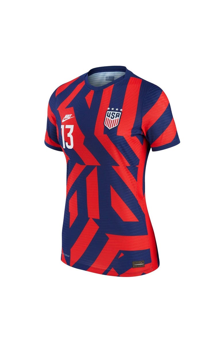 Nike Women's Nike Blue Alex Morgan USWNT 2021/22 Away Breathe Stadium Replica Player Jersey, Alternate, color,