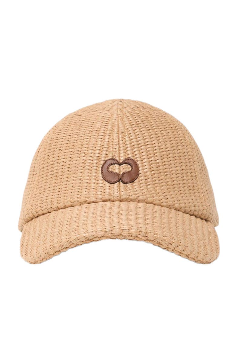 maje Natural-texture cap, Main, color, Beige