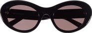 Balenciaga 55mm Oval Sunglasses