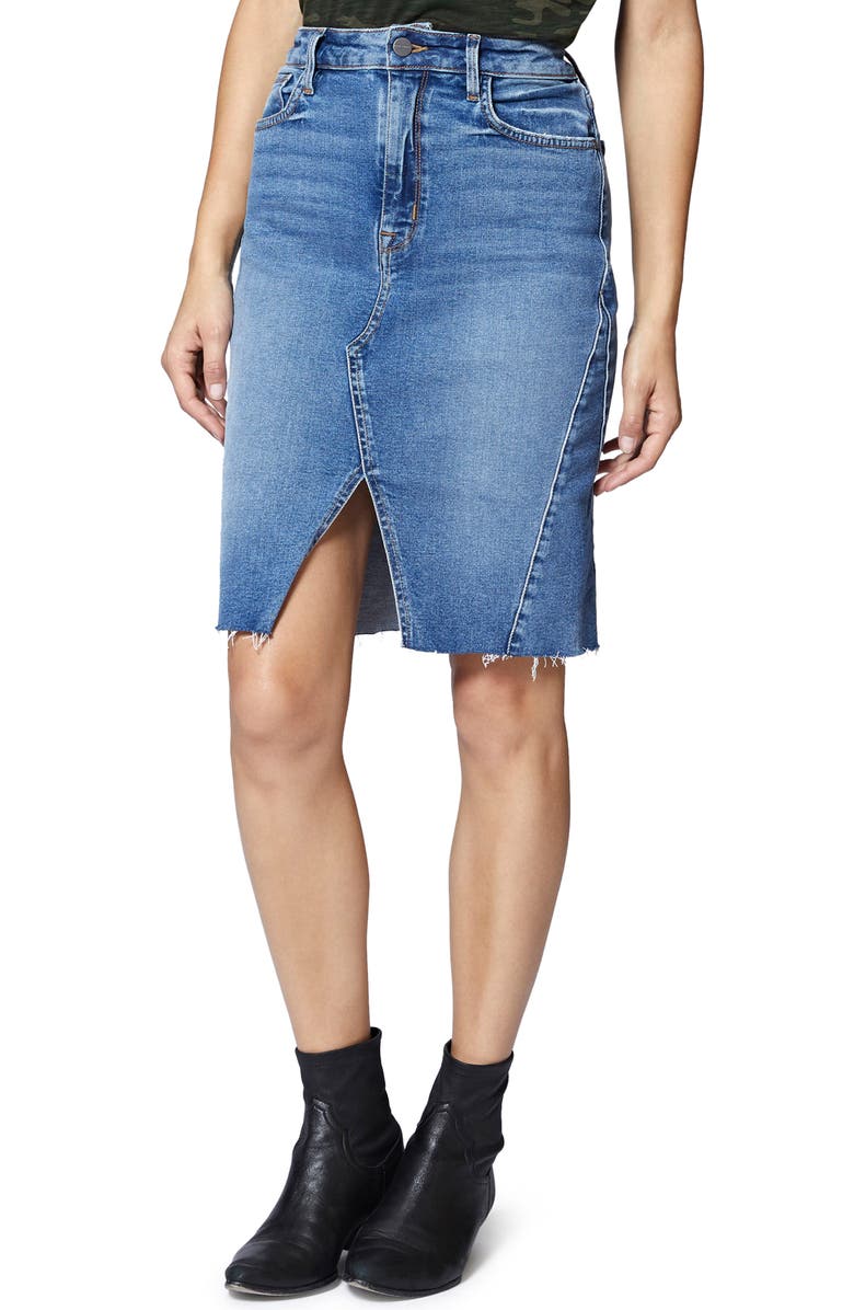Sanctuary Sia A-Line Denim Skirt, Alternate, color, 