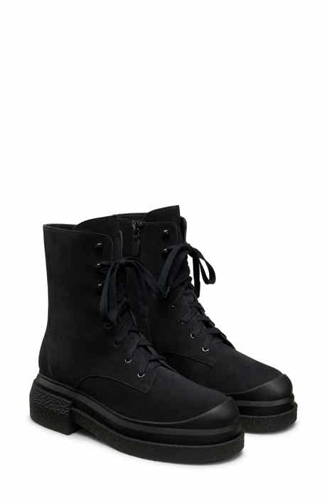 ショートブーツ・ブーティ Reboot Rainy Days Sneakers - OFF WHITE - Leather - Black Off-White Reboot Rainy Days Rain Boot (Women) | Nordstromrack