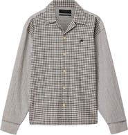 AllSaints Kage Mix Print Button-Up Shirt
