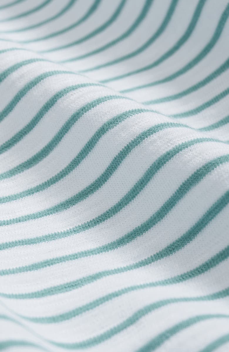 Brooks Brothers Slub Stripe Cotton T-Shirt, Alternate, color, 