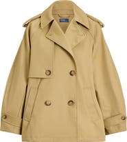 Polo Ralph Lauren Balloon Cotton Twill Trench Coat
