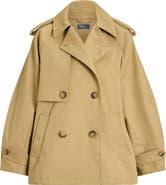 Polo Ralph Lauren Balloon Cotton Twill Trench Coat