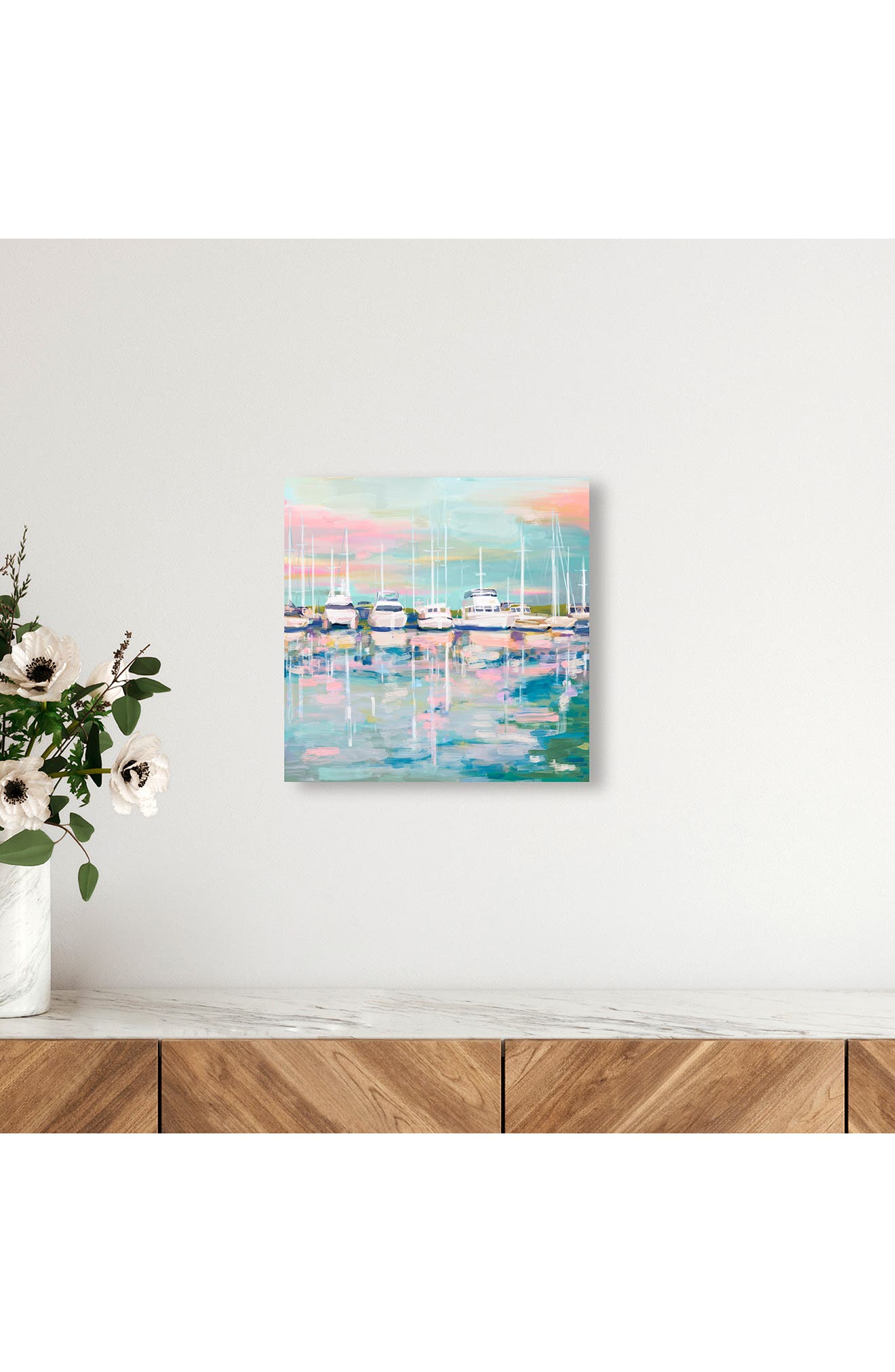 Coastal Dock Canvas Wall Art