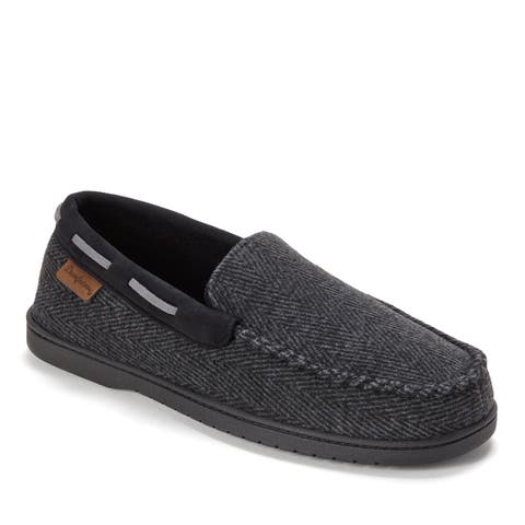 Keaton Microsuede Moccasin Slipper