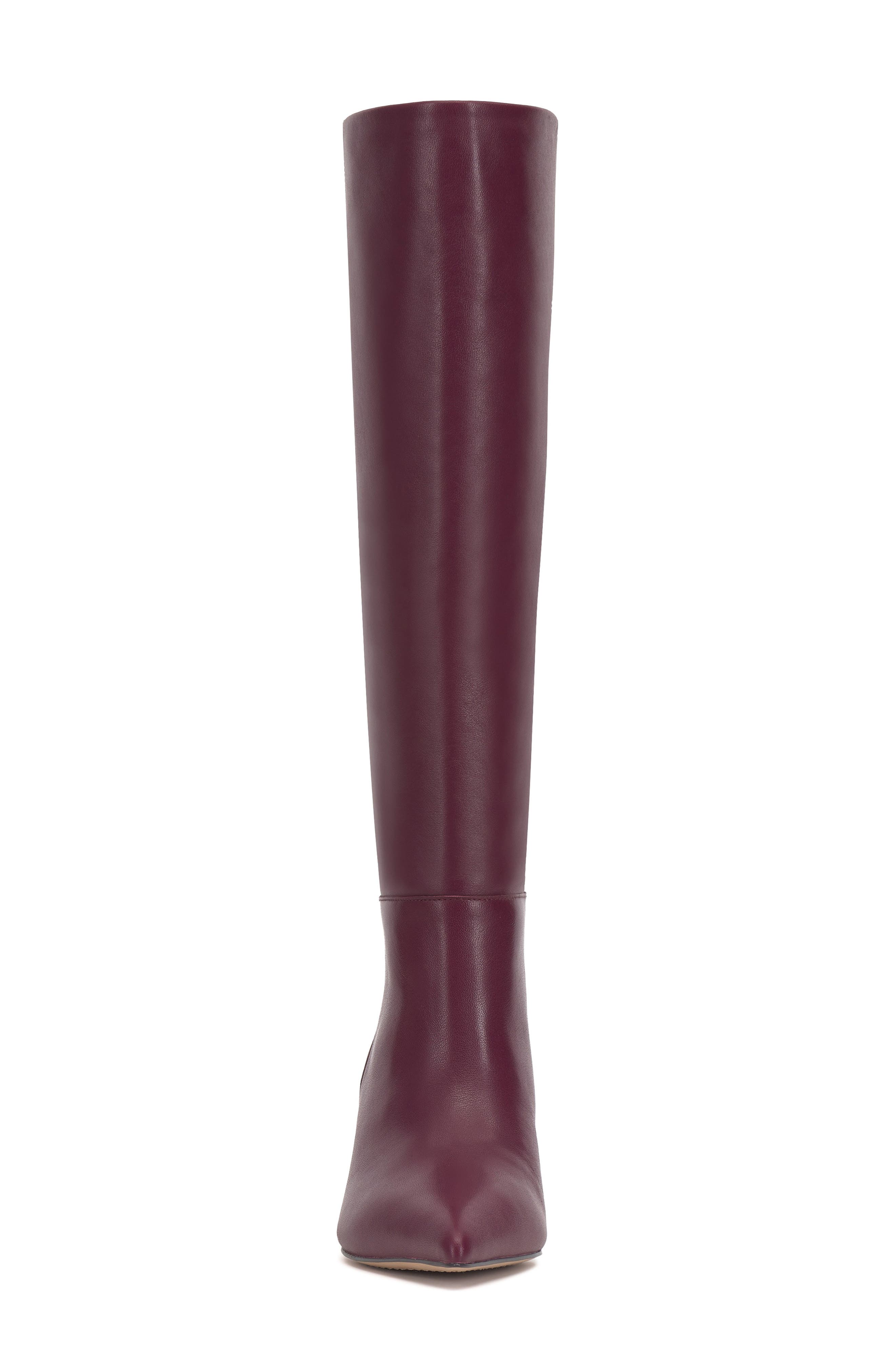 Tansie Tall Boot, Alternate, color, WINEBERRY