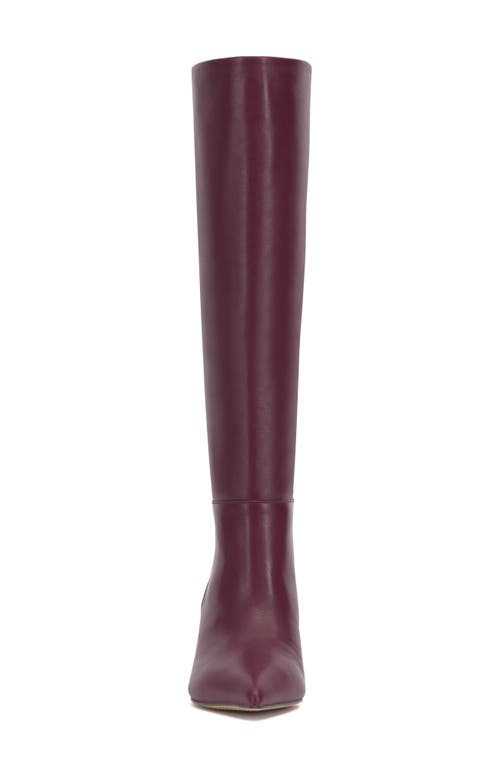 Vince Camuto Tansie Tall Boot In Burgundy