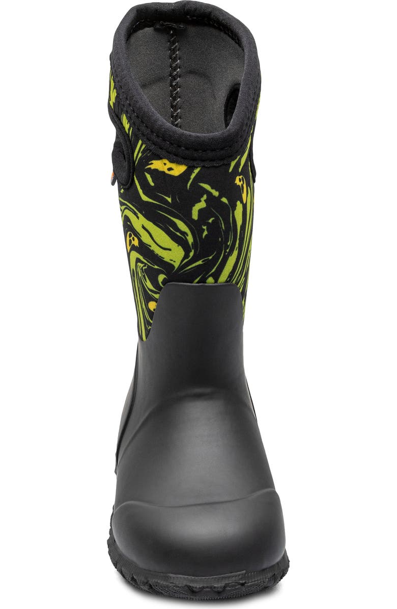 Bogs Kids' York Spooky Waterproof Rain Boot, Alternate, color,