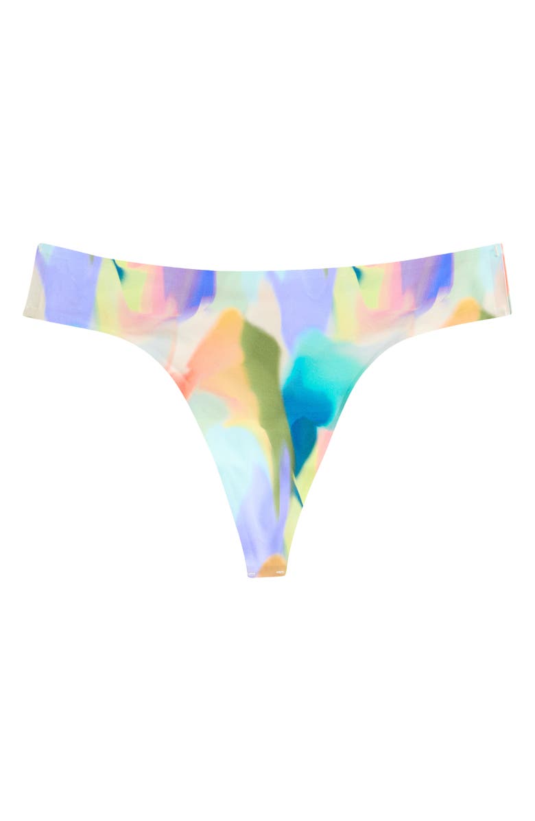 MeUndies Dreamseam Thong, Alternate, color, Paint Blends