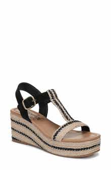 Blowfish Malibu Annika T-Strap Espadrille Wedge Sandal