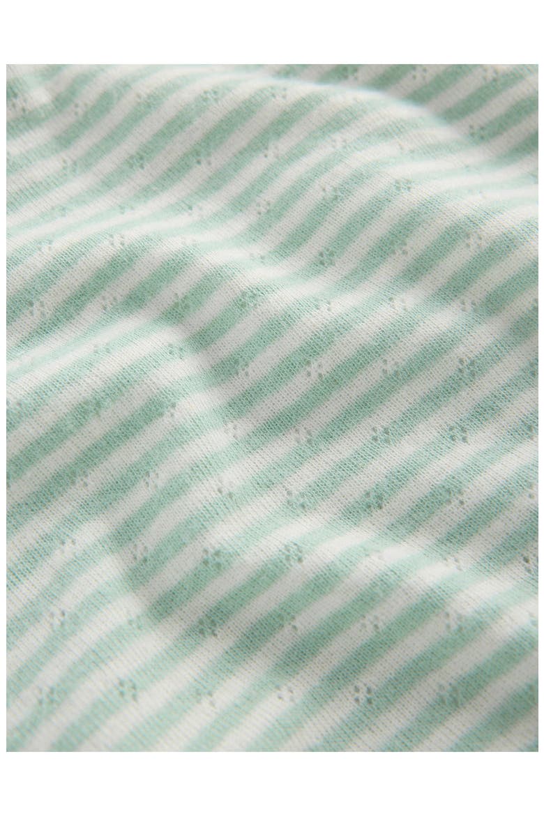 Kids' Long Sleeve Pointelle Top, Alternate, color, MISTY STRIPE