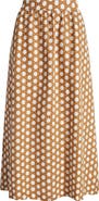 Boden Florence Geo Print Linen Skirt