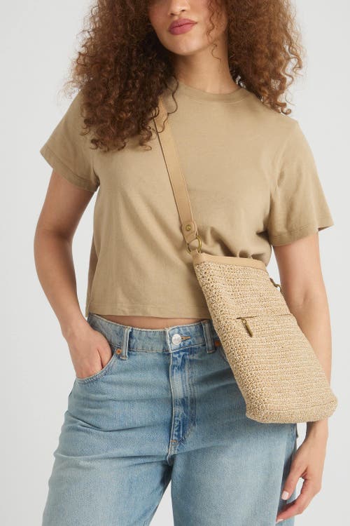 The Sak Lucia Crossbody Bag In Sand Stripe