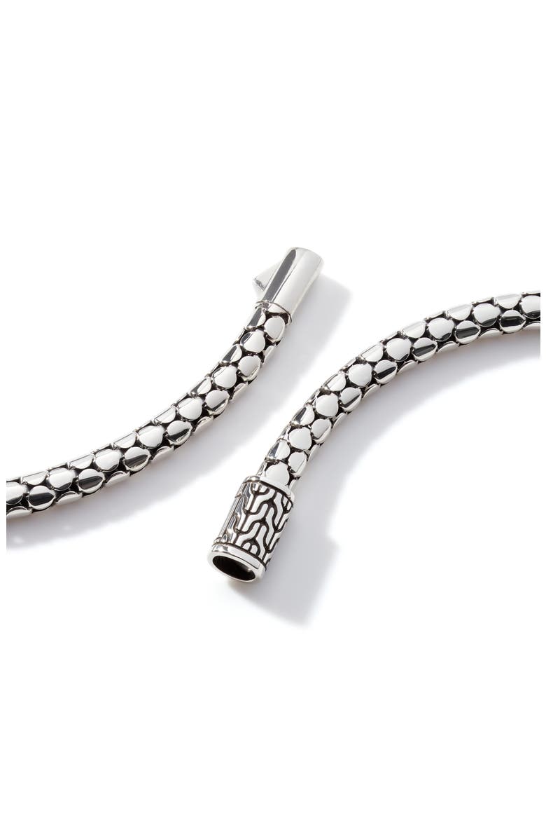Dot Chain Necklace, Alternate, color, SILVER