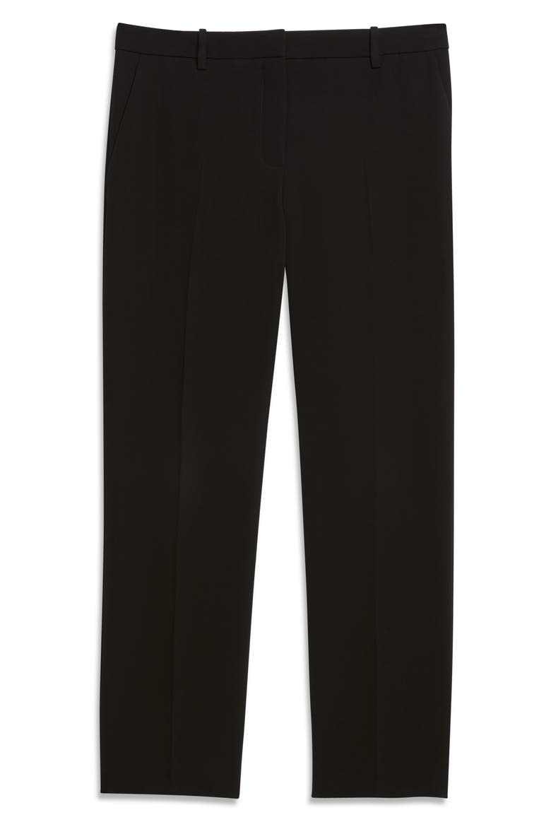 Tailored Ankle Trousers, Alternate, color, BLACK