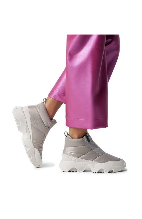 Sorel Kinetic Impact Waterproof Zip Bootie In Neutral
