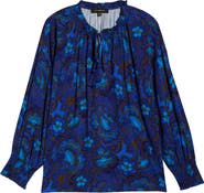 SUGARLIPS Bluford Floral Print Long Sleeve Shirt