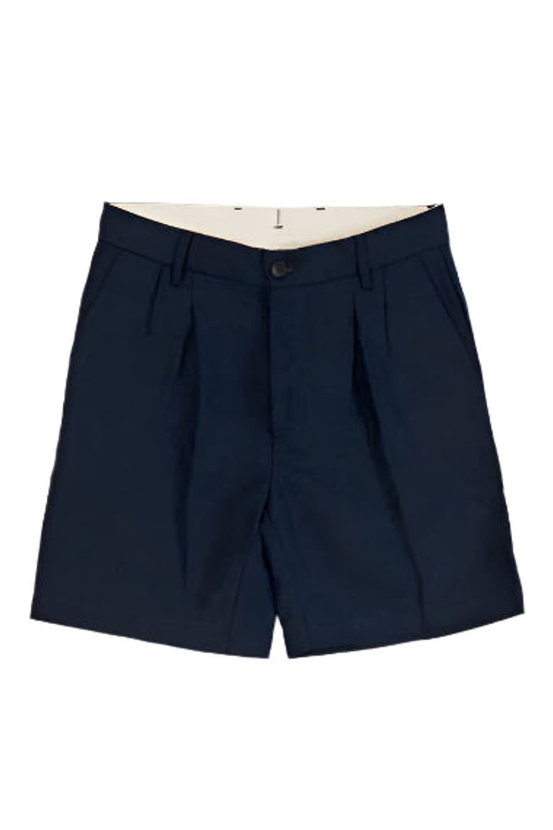 Bermuda Cotton Shorts, Main, color, Blue