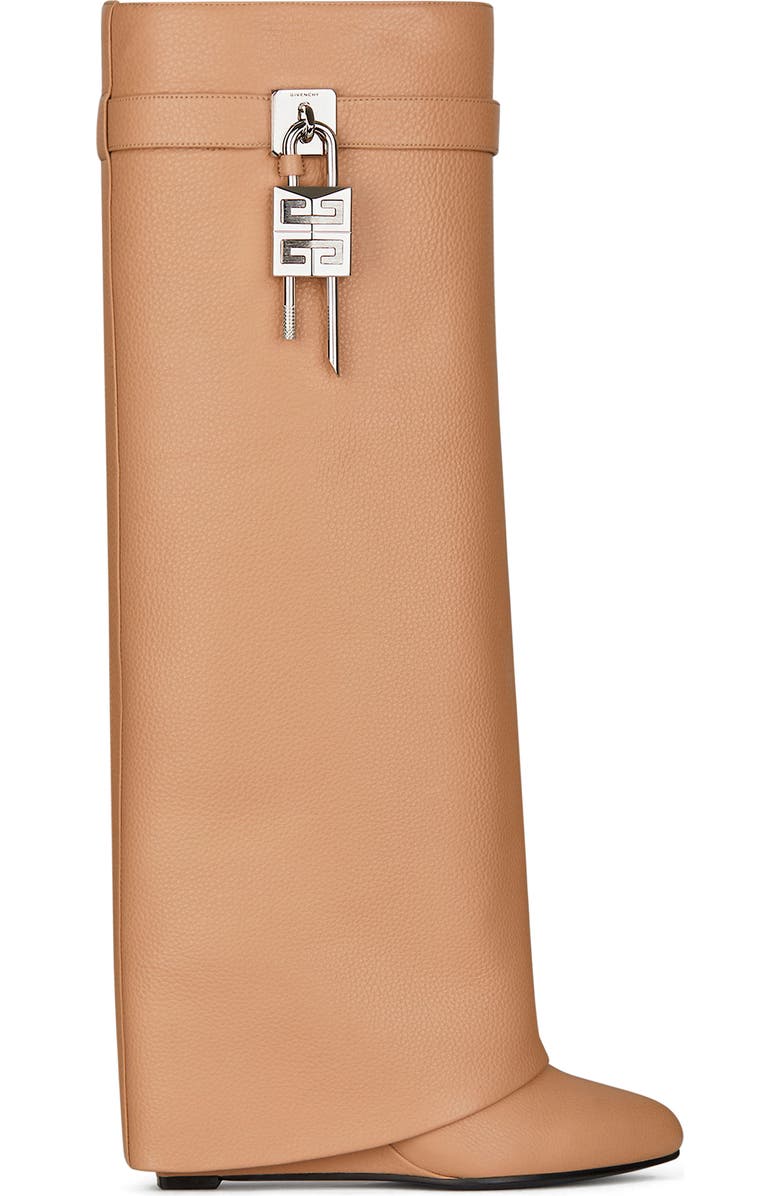 Givenchy Shark Lock Knee High Boot, Main, color,