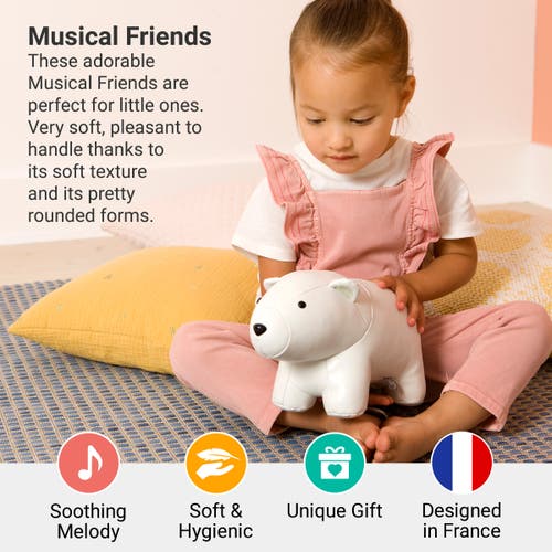Little Big Friends Musical Animals In White