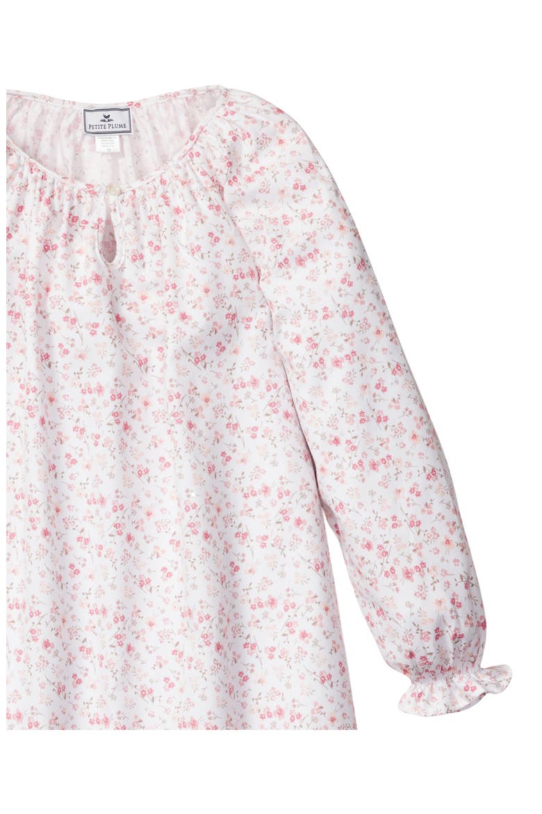 Dorset Floral Delphine Nightgown, Alternate, color, WHITE