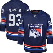 Outerstuff Youth Mika Zibanejad Navy New York Rangers Alternate Premier Player Jersey