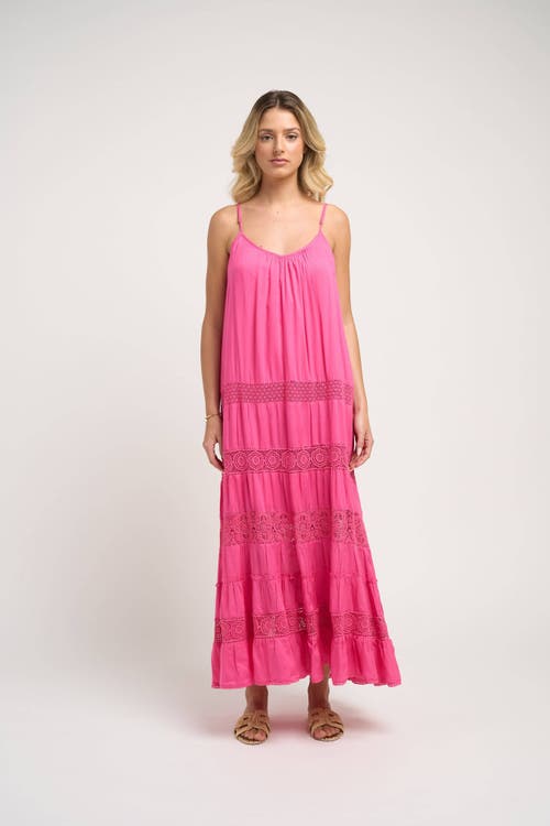 Guadalupe Design Paola Dress In Fuchsia