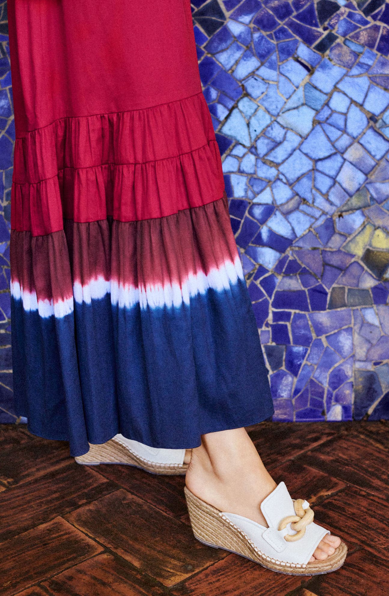 Pedro Garcia Oliveta Wedge Sandal, Alternate, color, 