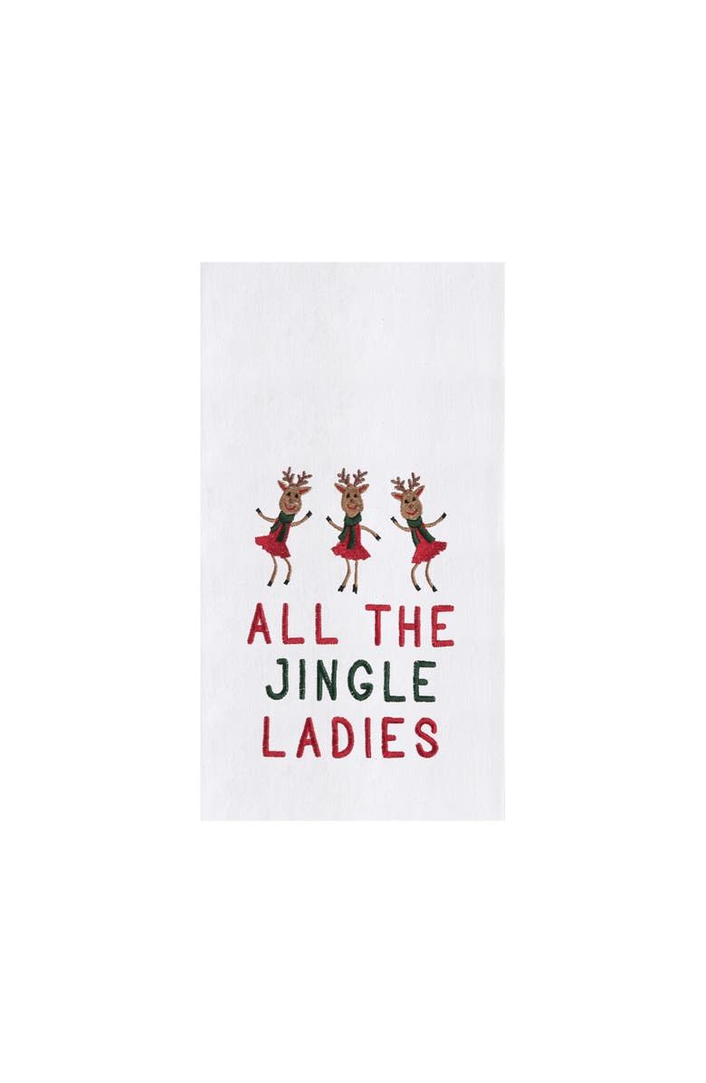 C&F Home All The Jingle Ladies Towel, Main, color, Brown