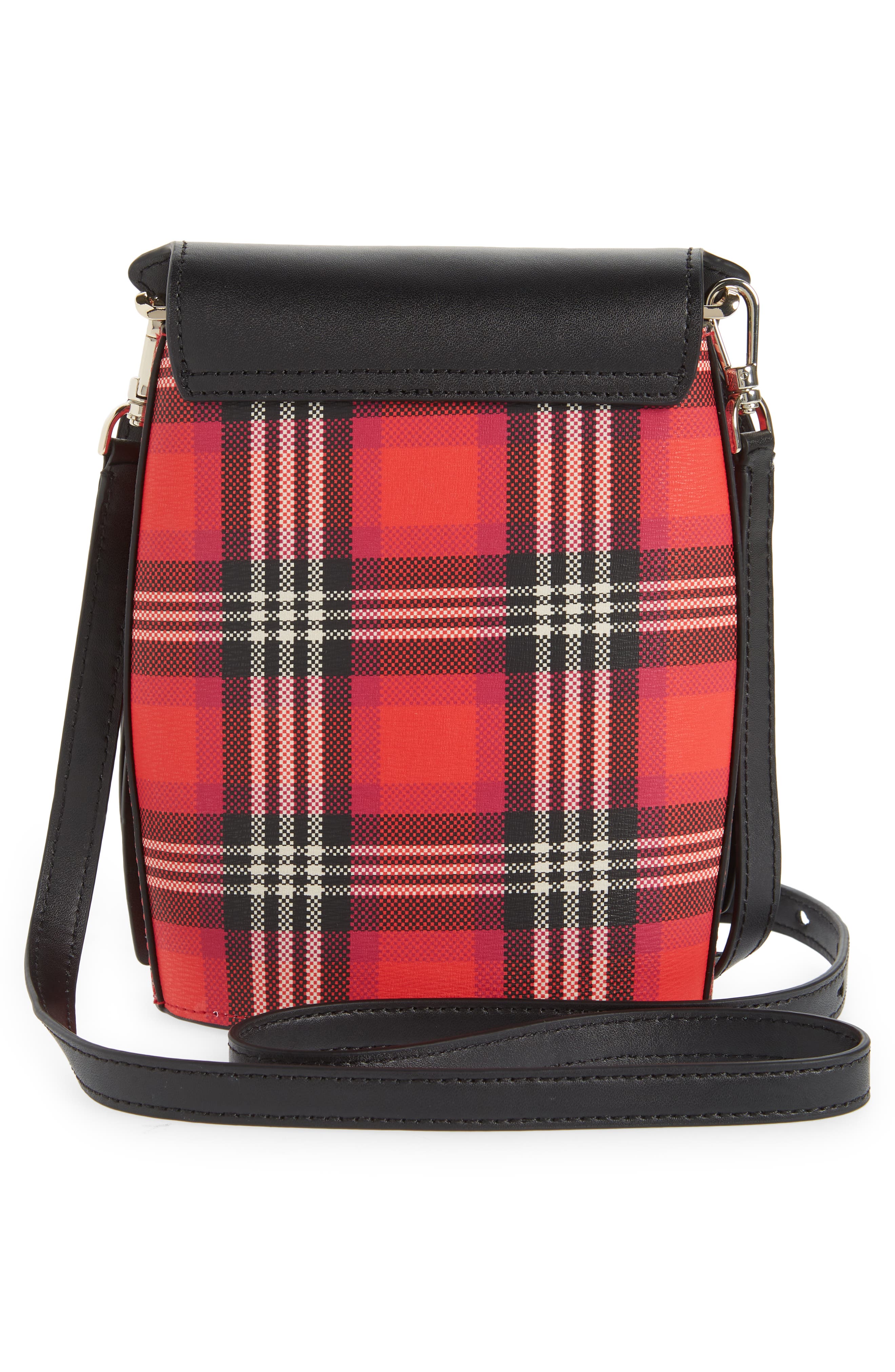 Kate Spade New York kate spade blinx foliage plaid handbag, Alternate, color, 