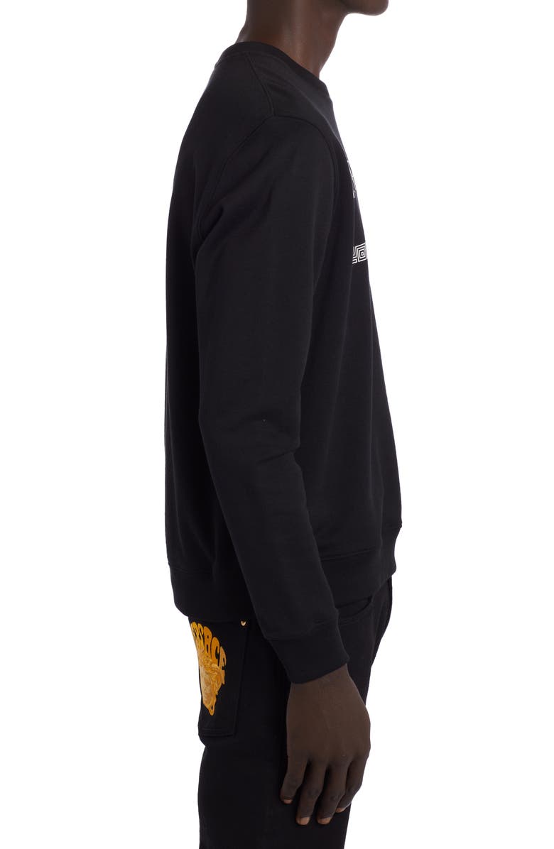 Versace Medusa Logo Sweatshirt, Alternate, color, 