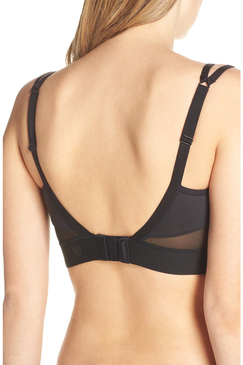 Gravity Contour Underwire Sports Bra, Alternate, color, BLACK