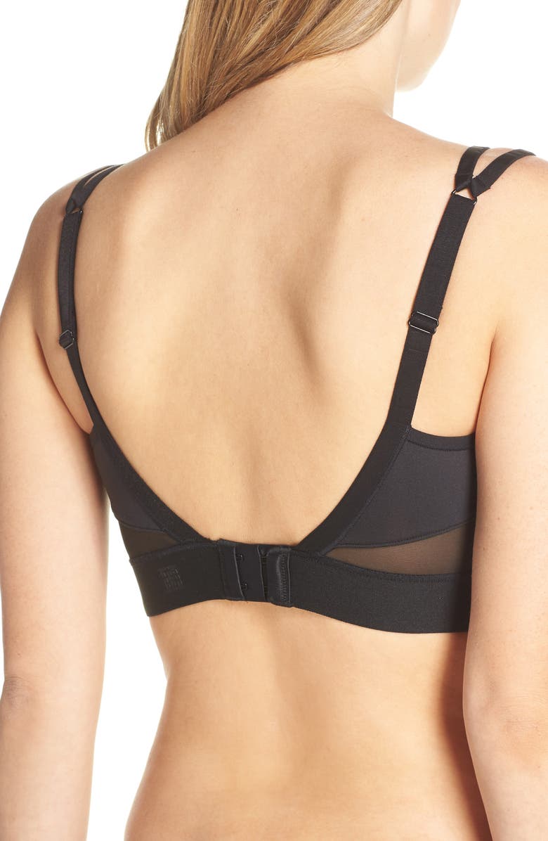 Natori Gravity Contour Underwire Sports Bra, Alternate, color, Black