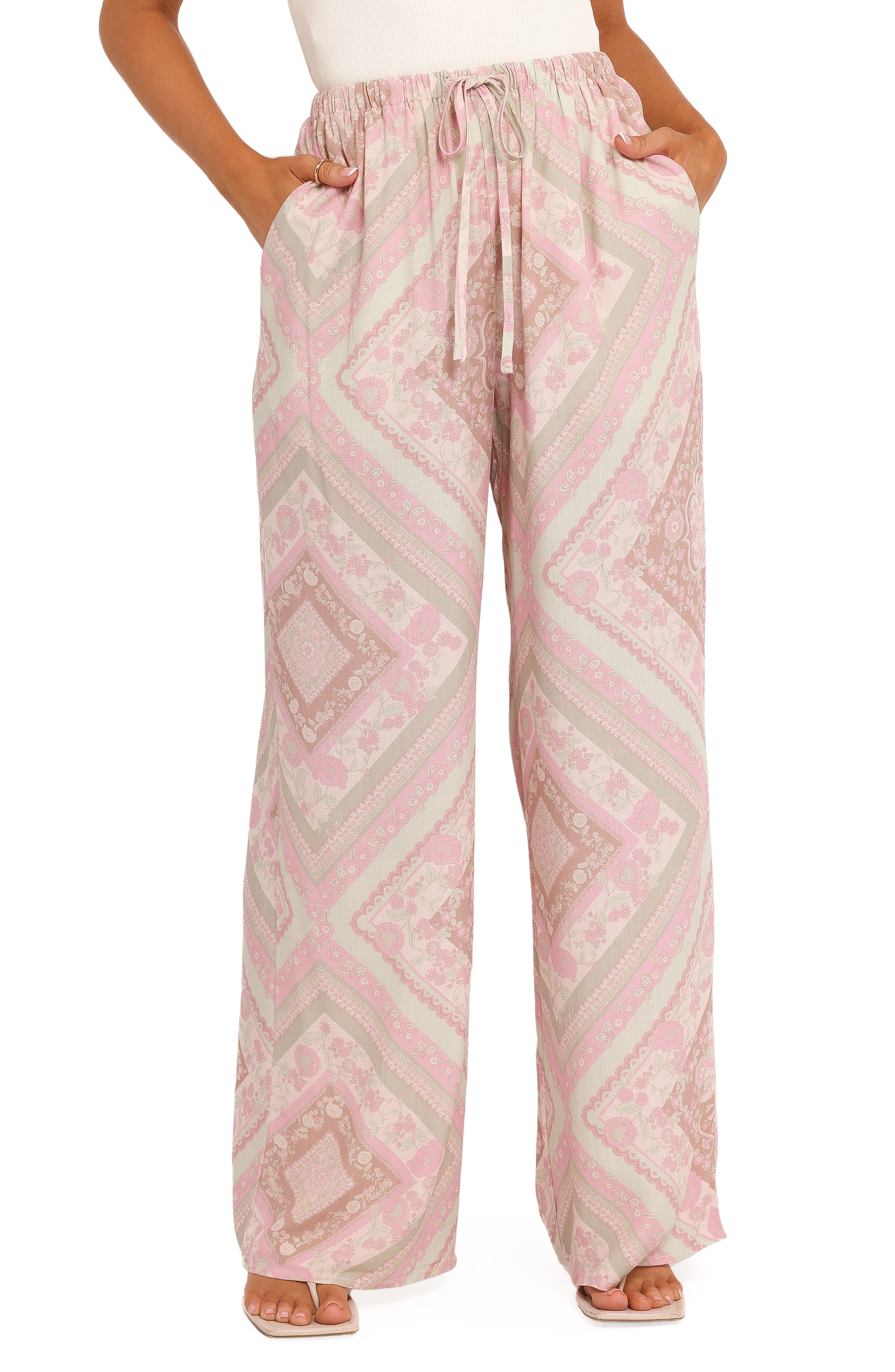 Petal & Pup Varia Floral High Waist Wide Leg Pants