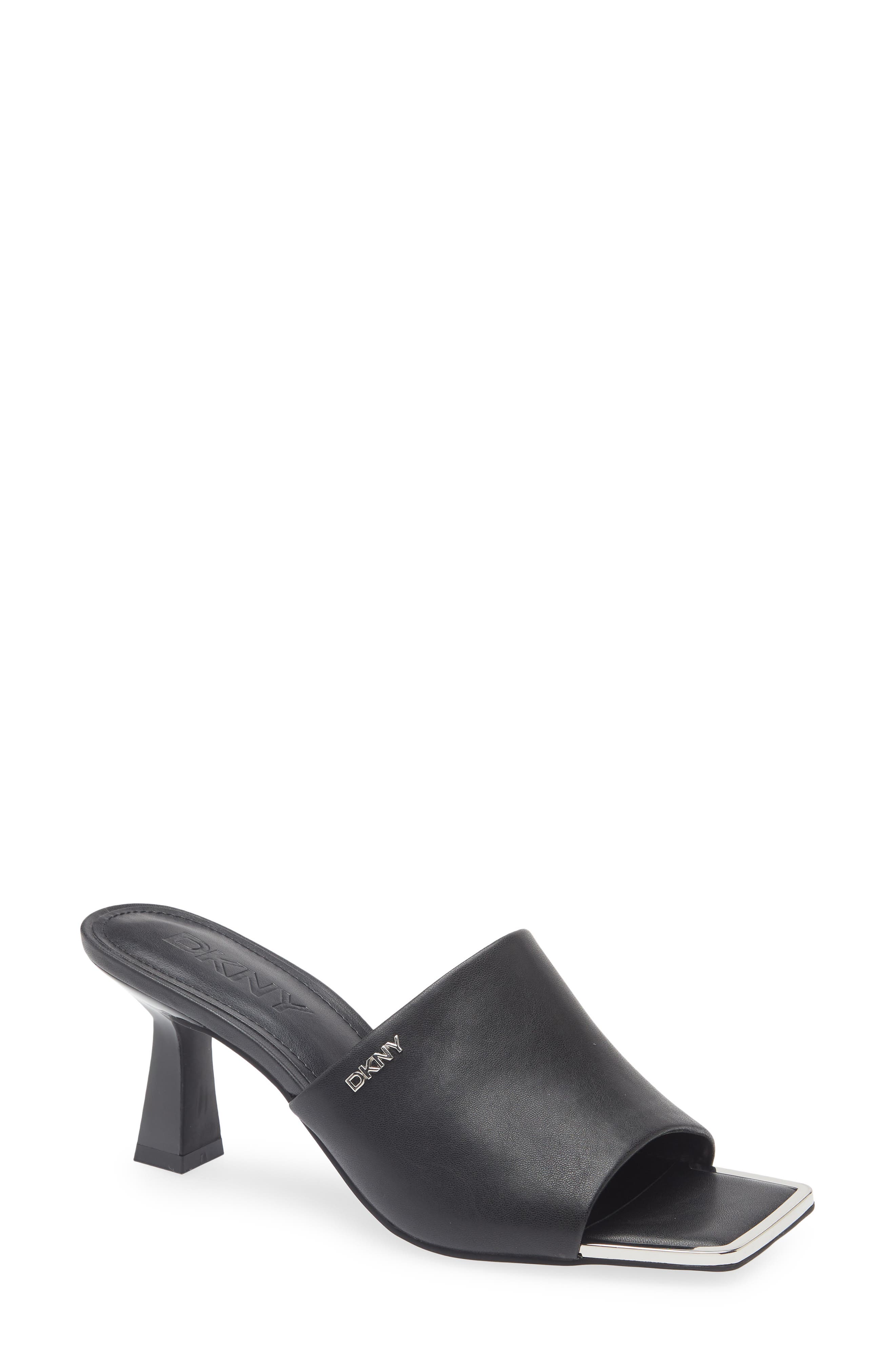 DKNY Kellyn Mule Sandal, Main, color, Black