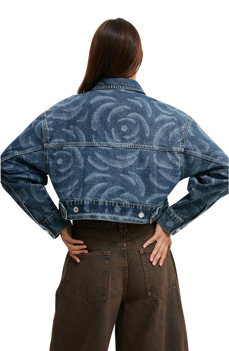 Cotton On Women's Cropped Denim Jacket, Alternate, color,