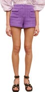 maje Apraia Tweed Shorts