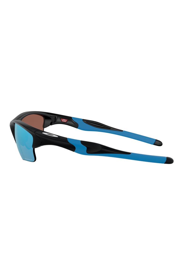 Half Jacket® 2.0 XL 62mm Polarized Rectangular Sunglasses, Alternate, color, RUBBER BLACK